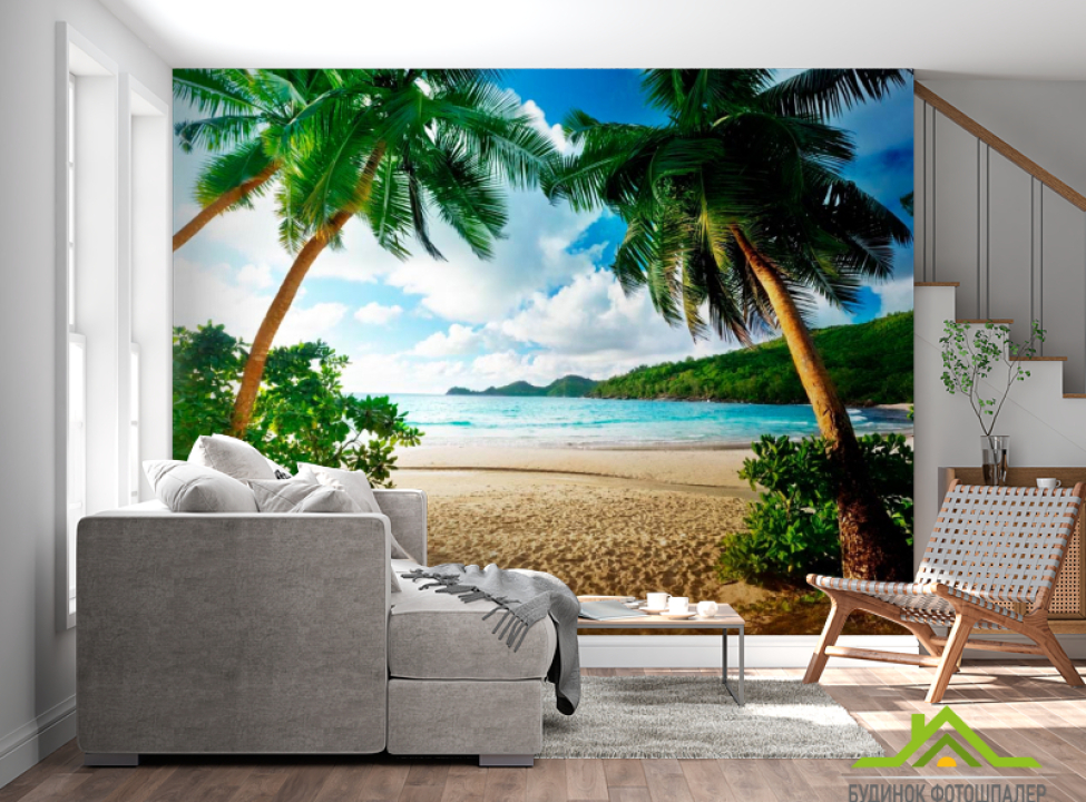 выбрать Фотообои  Пляж и пальмы Фотообои Море на стену