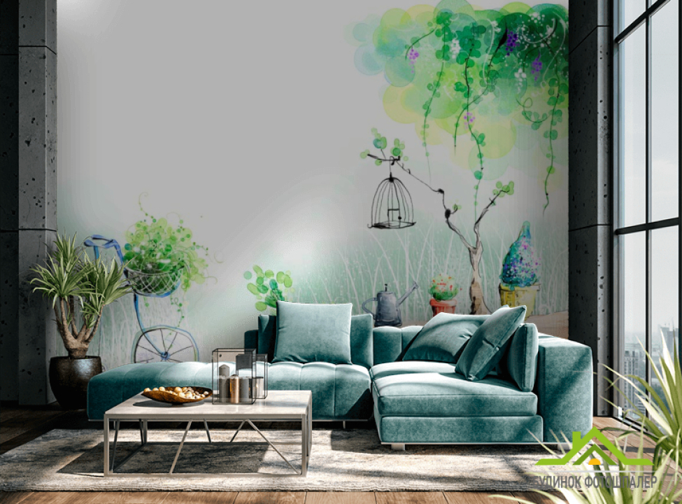 выбрать Фотообои Бревно Фотообои Иллюстрации на стену