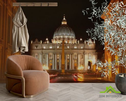 выбрать Фотообои Ночной Ватикан Фотообои Рим на стену