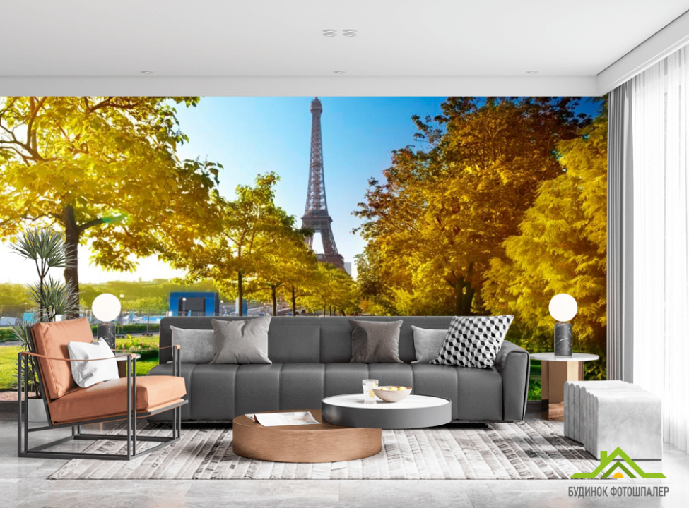 выбрать Фотошпалери Париж восени Каталог фотошпалер на стіну