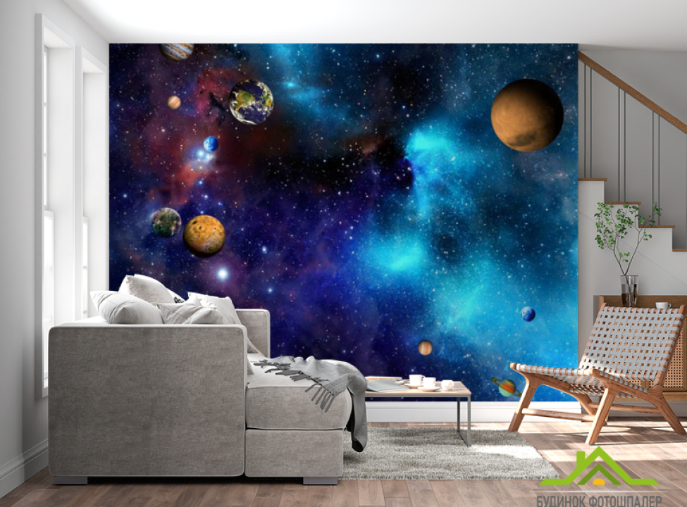 выбрать Фотошпалери зоряне небо і планети Каталог фотошпалер на стіну
