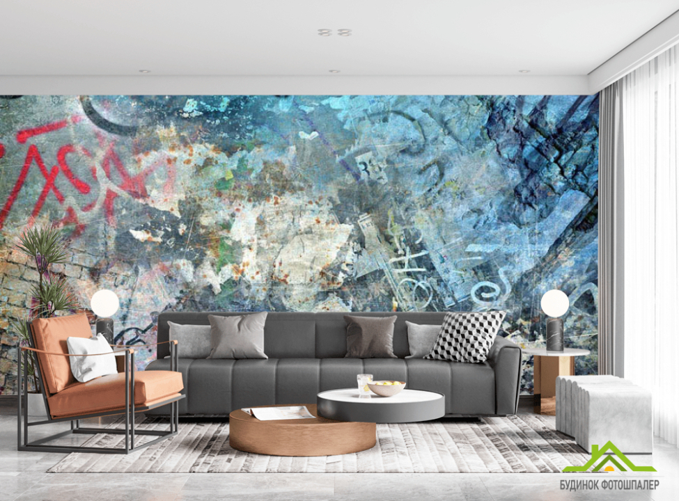 выбрать Фотошпалери графіті в стилі лофт Каталог фотошпалер на стіну