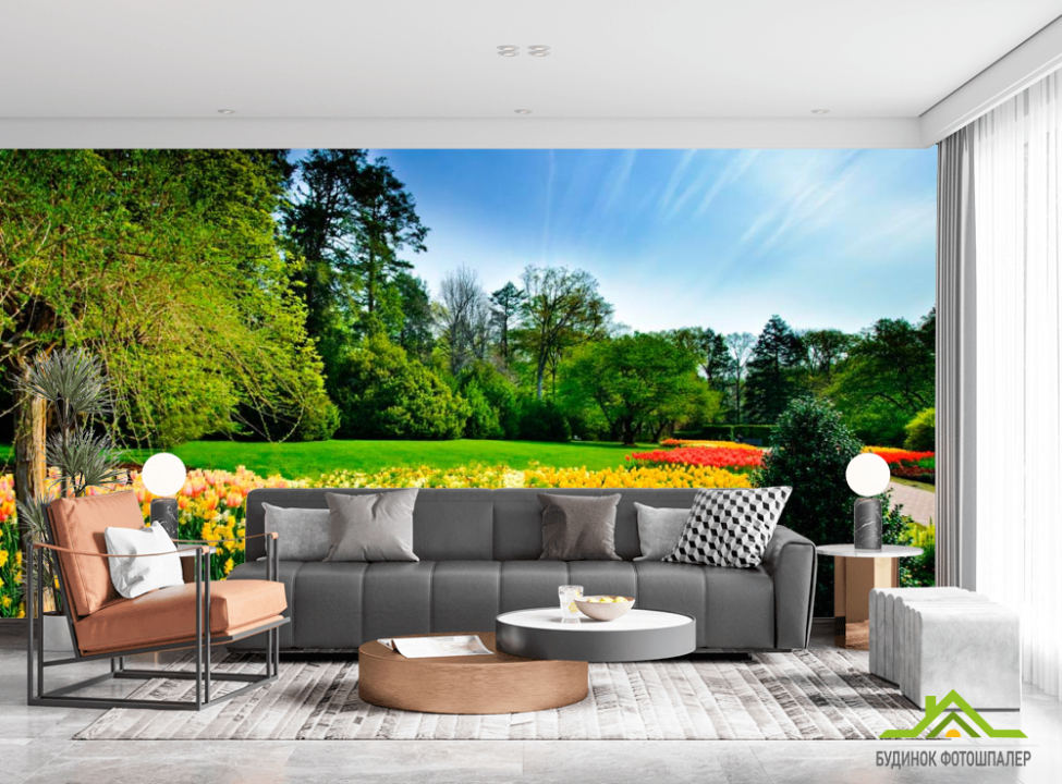 выбрать Фотошпалери Клумби Фотошпалери ліс на стіну