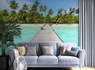 Фотошпалери в інтер'єрі для нежитлових кімнат