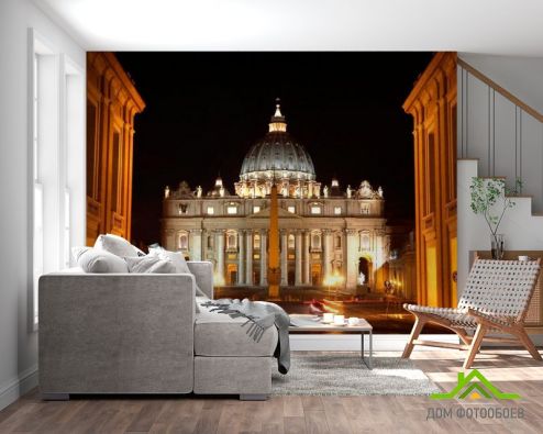 выбрать Фотошпалери Нічний Ватикан Фотошпалери Фотошпалери Рим: квадратна, горизонтальна орієнтація на стіну