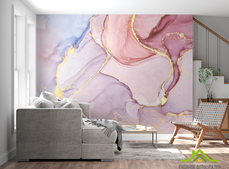 выбрать Фотообои Розовый флюид Фотообои Fluid art на стену
