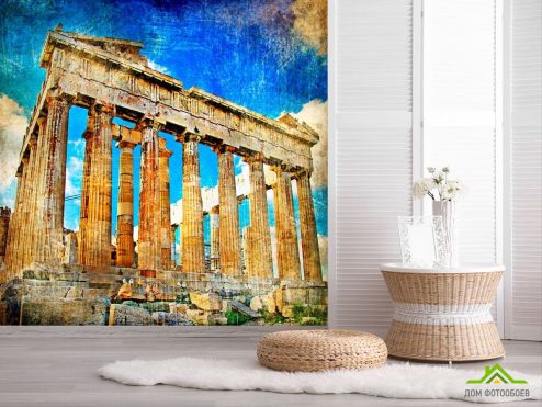 выбрать Фотообои Храм Афины , Греция  на стену