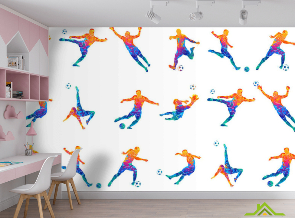 выбрать Фотообои С футболистами и мячом Каталог фотообоев на стену