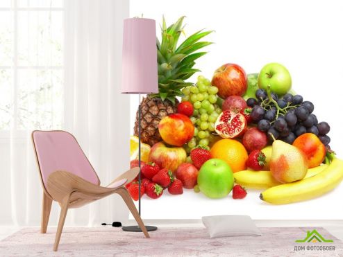 выбрать Фотообои куча фруктов Фотообои Еда и напитки на стену