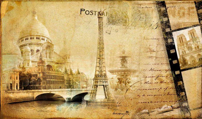 Фотообои Париж, марка