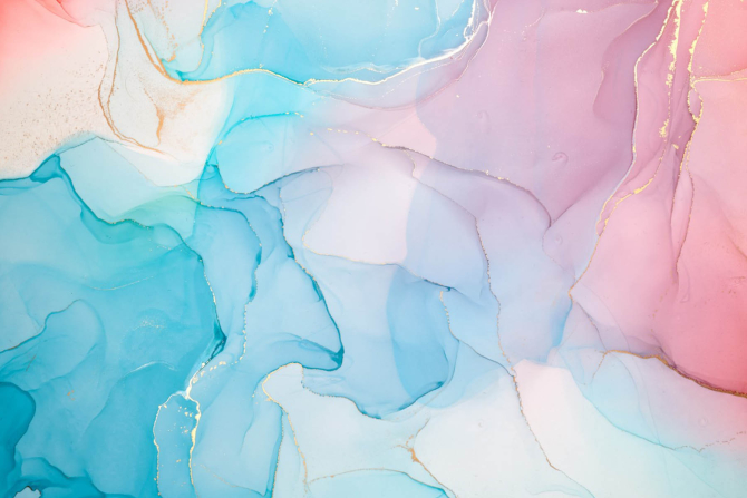 Фотообои Яркие Fluid art чернила