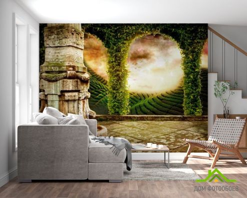 выбрать Фотообои Колона в саду Фотообои Фотообои Дизайнерские фрески: горизонталная, горизонтальная ориентация на стену