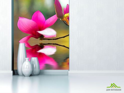 выбрать Фотошпалери Малинова орхідея Зелені фотошпалери на стіну