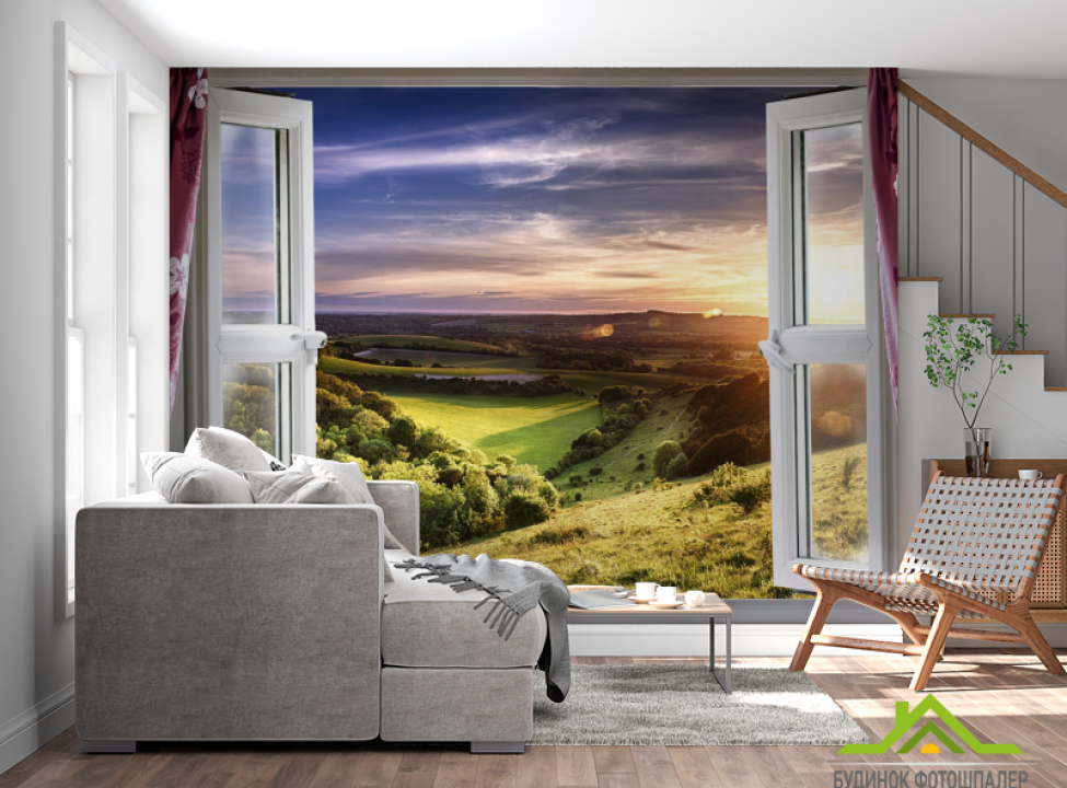 выбрать Фотообои Вид из окна на небо Каталог фотообоев на стену