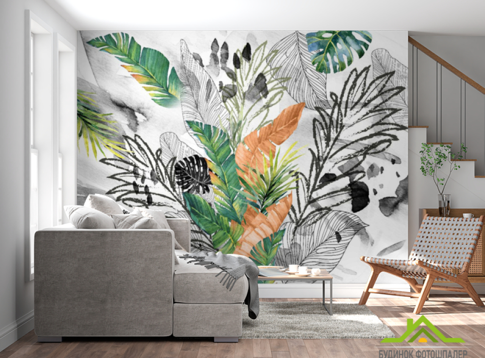 выбрать Фотошпалери листя тропічні Каталог фотошпалер на стіну