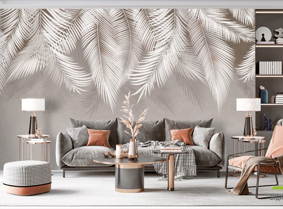 выбрать Фотообои Веточки с тоненьких листиков Каталог фотообоев на стену