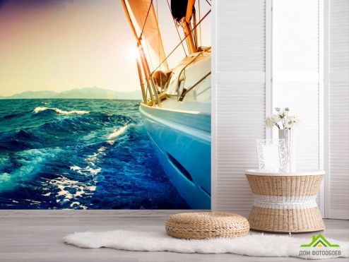 выбрать Фотообои Борт корабля Фотообои Фотообои Море: фото  на стену
