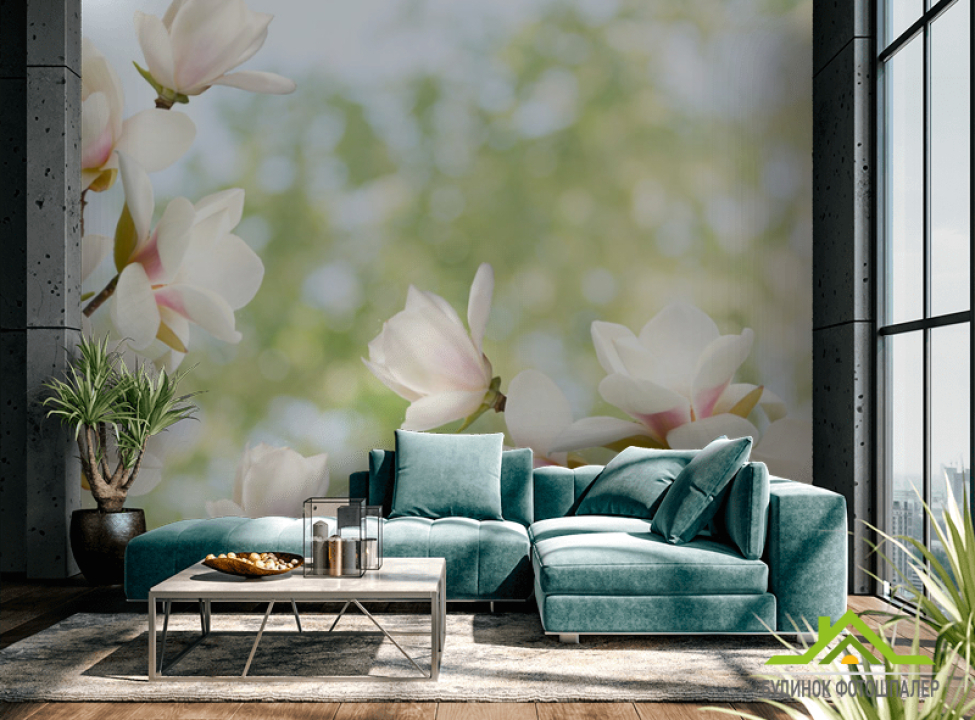 выбрать Фотошпалери Квіти магнолії Каталог фотошпалер на стіну