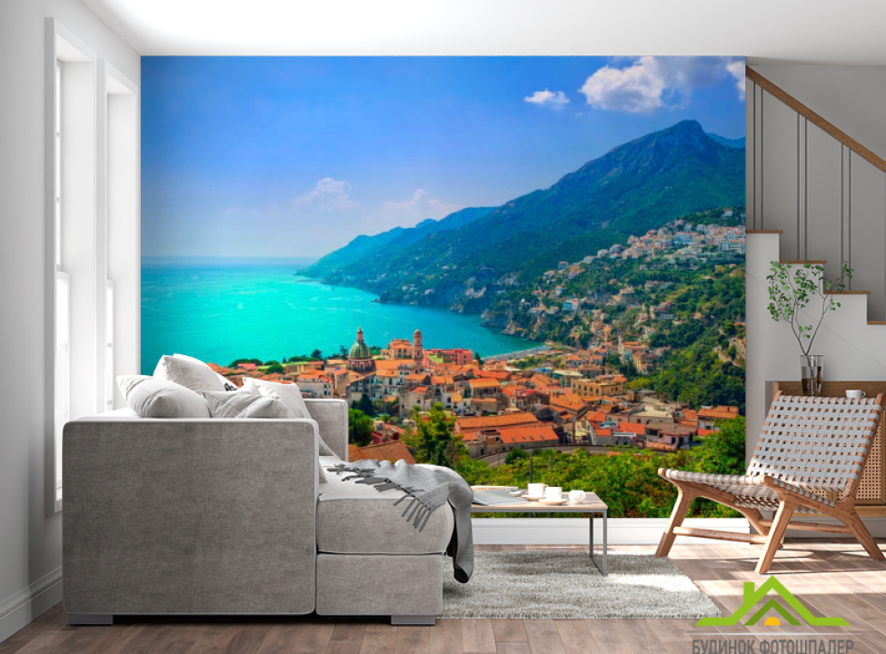 выбрать Фотошпалери Будинки, гори, вода Каталог фотошпалер на стіну