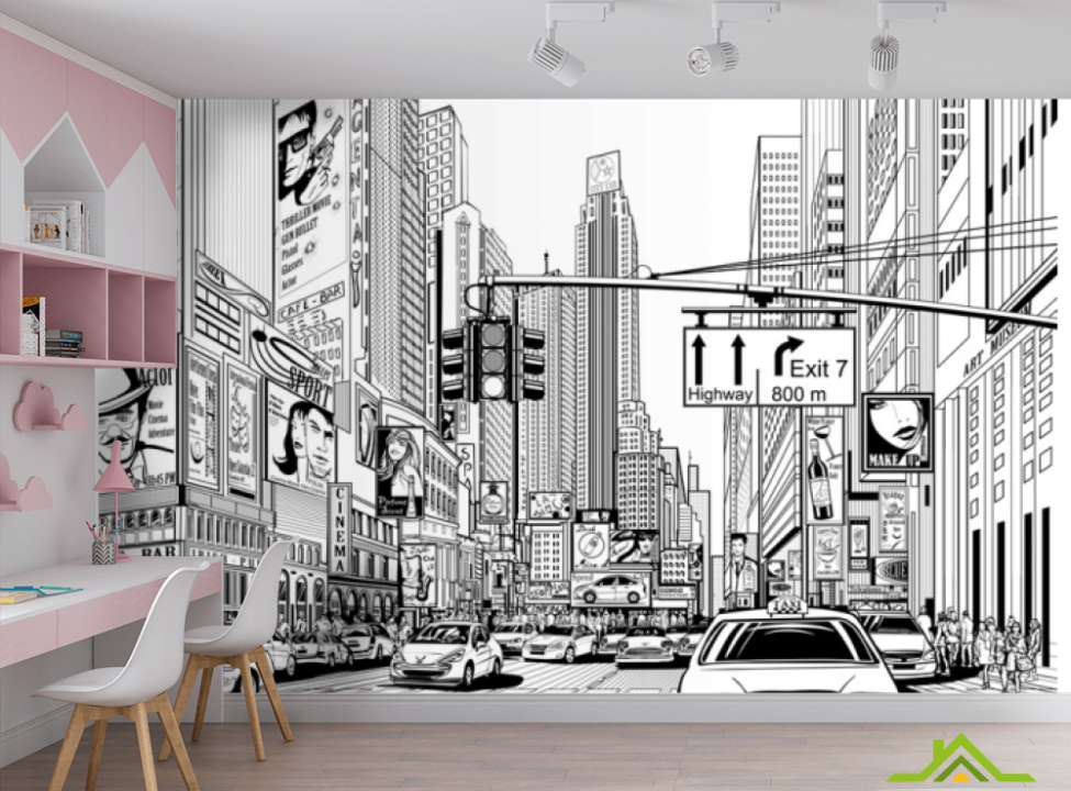 выбрать Фотошпалери Мальоване місто Каталог фотошпалер на стіну