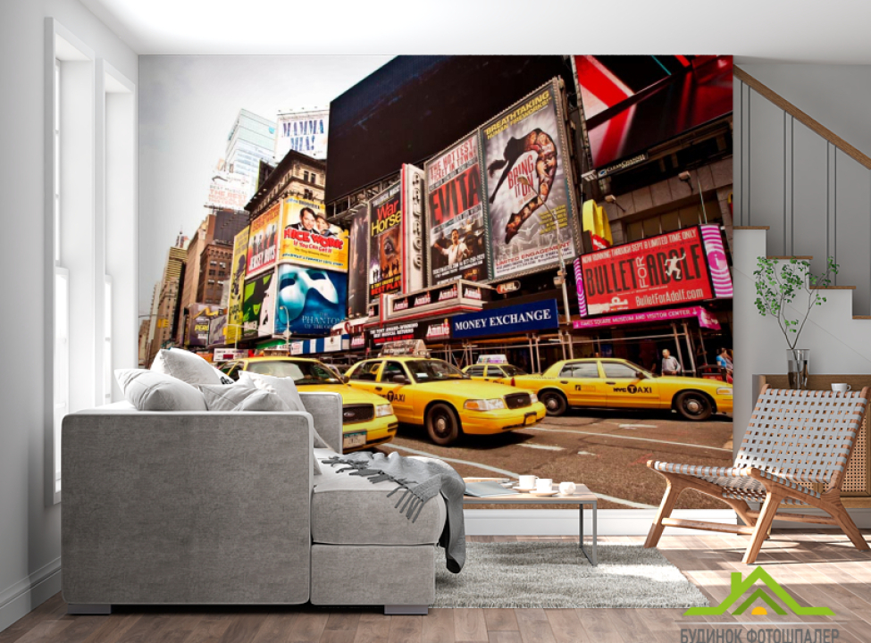 выбрать Фотошпалери Гонконг, реклама, таксі Каталог фотошпалер на стіну