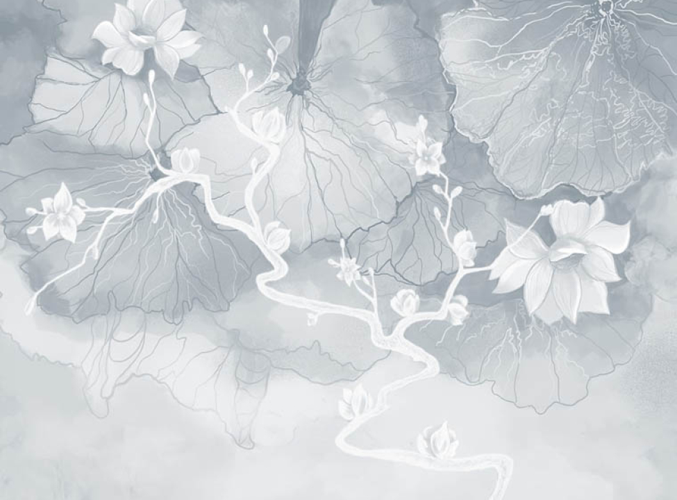 выбрать Фотошпалери Дизайнесркие лотоси Каталог фотошпалер на стіну