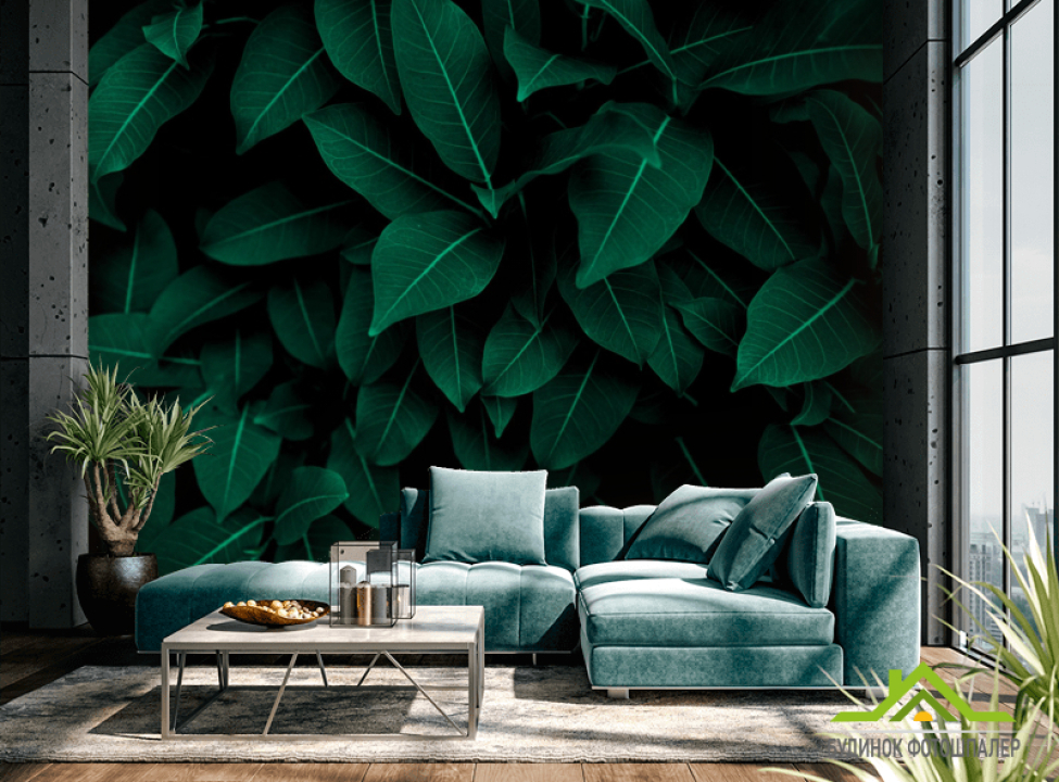 выбрать Фотошпалери зелене листя Каталог фотошпалер на стіну