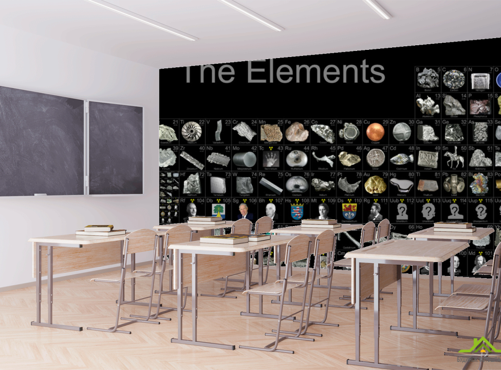 выбрать Фотошпалери Таблиця Менделєєва на всю стіну Каталог фотошпалер на стіну