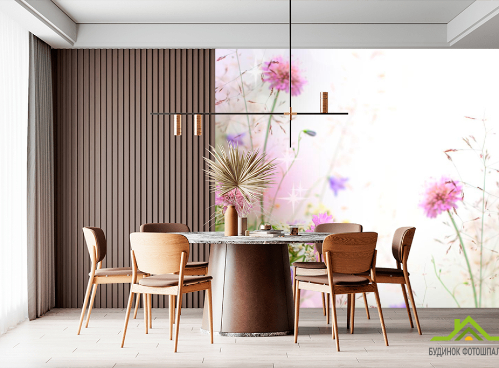 выбрать Фотообои Цветы, туман Каталог фотообоев на стену