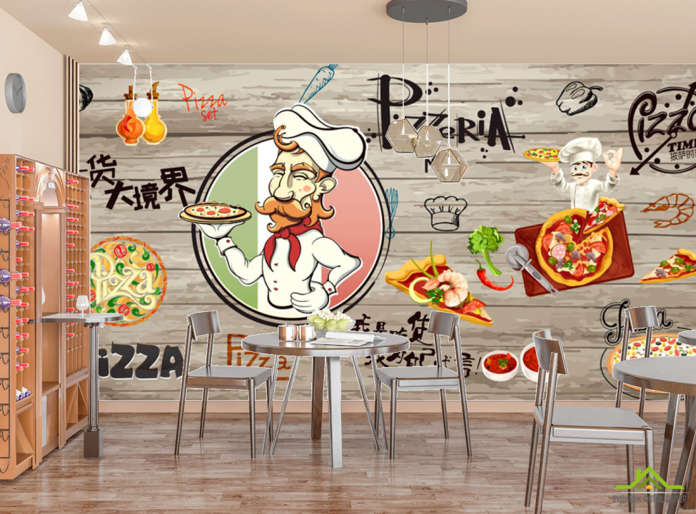 выбрать Фотошпалери для любителів піци Каталог фотошпалер на стіну