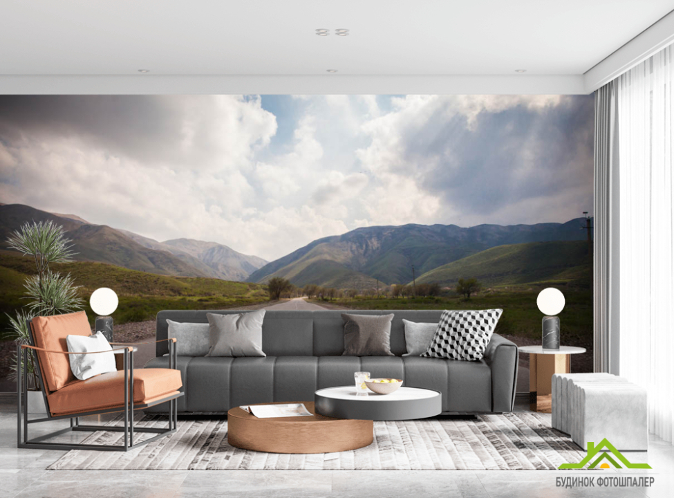 выбрать Фотошпалери Дорога в горах Каталог фотошпалер на стіну