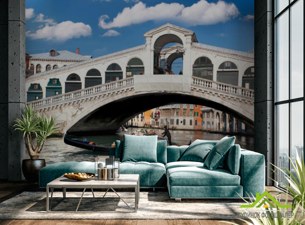 выбрать Фотообои Венецианский мостик Каталог фотообоев на стену