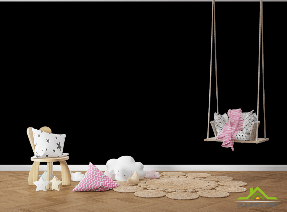 выбрать Фотошпалери Дитяча карта з тваринами українською мовою в блакитному кольорі Каталог фотошпалер на стіну