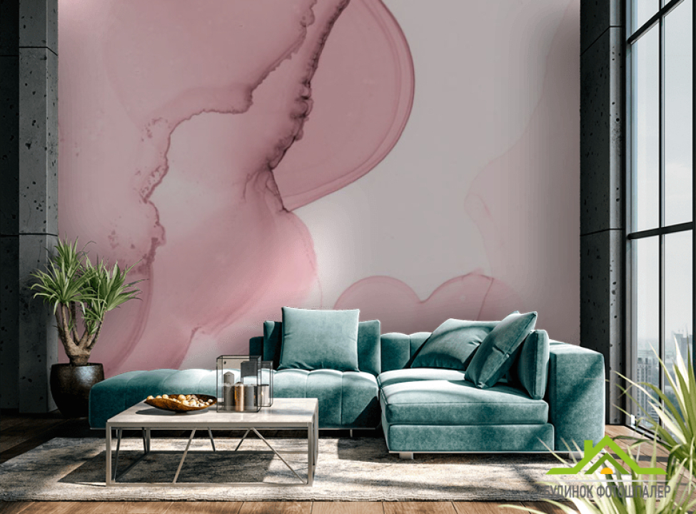 выбрать Фотообои Розовые разводы Каталог фотообоев на стену