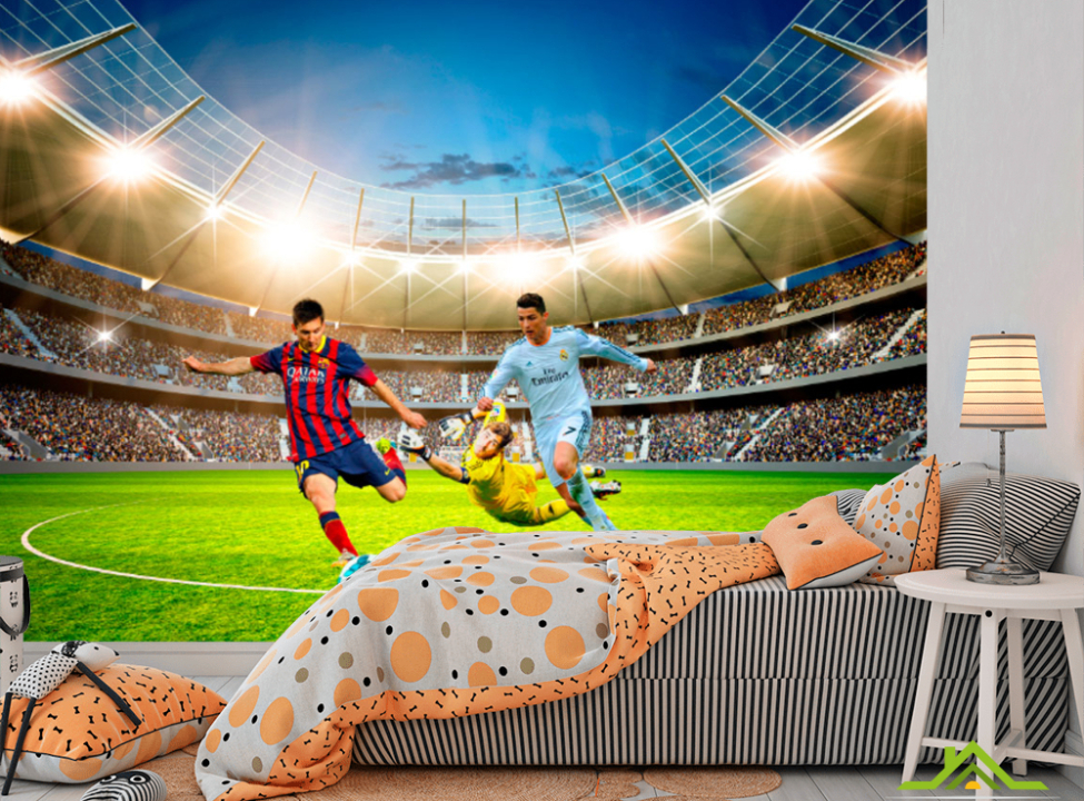 выбрать Фотообои Футбольные игроки Каталог фотообоев на стену