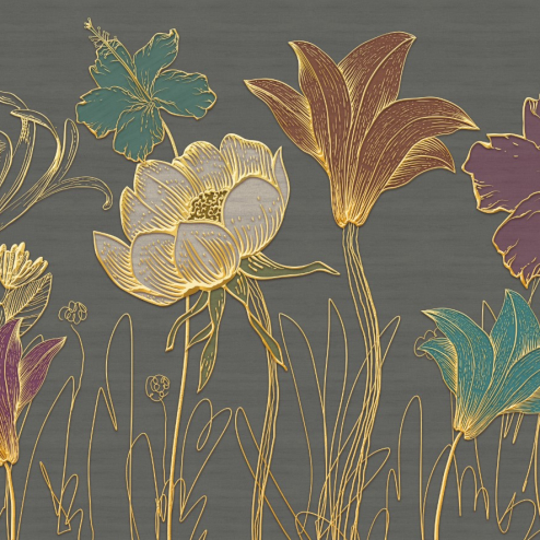  Золоті квіти