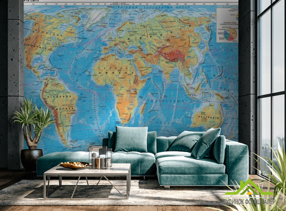 выбрать Фотообои Карта Каталог фотообоев на стену