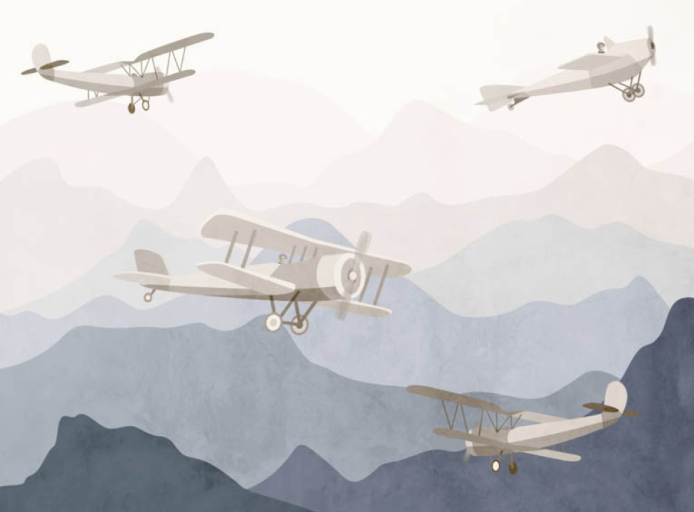 выбрать Фотошпалери літаки в скандинавському стилі Каталог фотошпалер на стіну