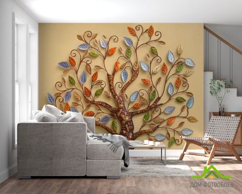 выбрать Фотообои Янтарное дерево Фотообои, цвет: «горизонталная, горизонтальная» на стену
