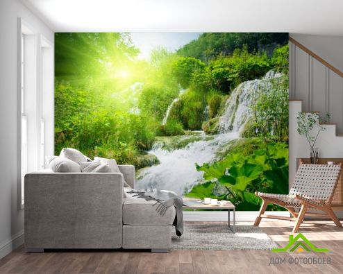выбрать Фотообои Пробуждение воды Фотообои Фотообои Природа: фото, зелений, зеленый  на стену