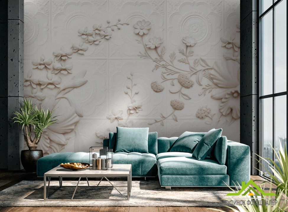 выбрать Фотообои Лепка на стене Каталог фотообоев на стену