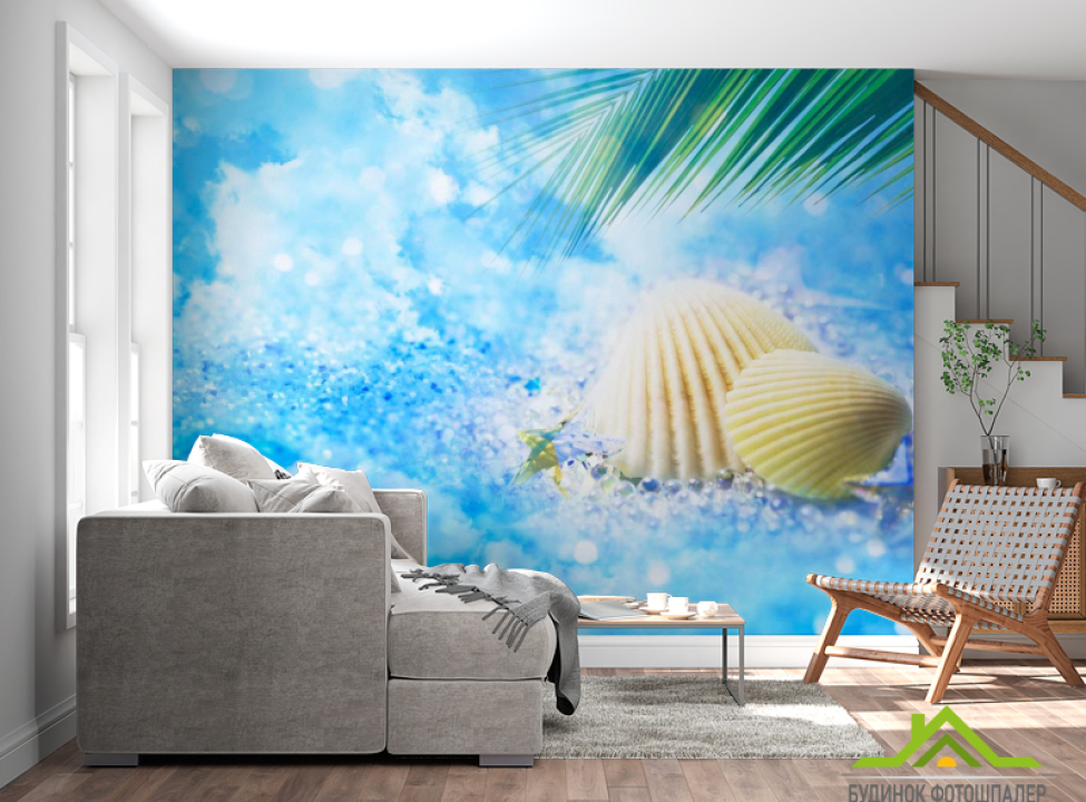 выбрать Фотообои Ракушки на соли Фотообои Море на стену