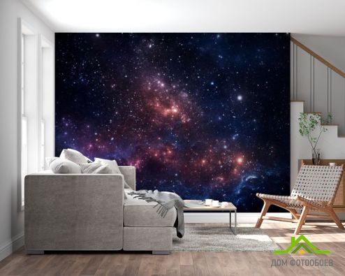выбрать Фотообои Млечный путь Фотообои Фотообои Космос: рисунок, разноцветный  на стену