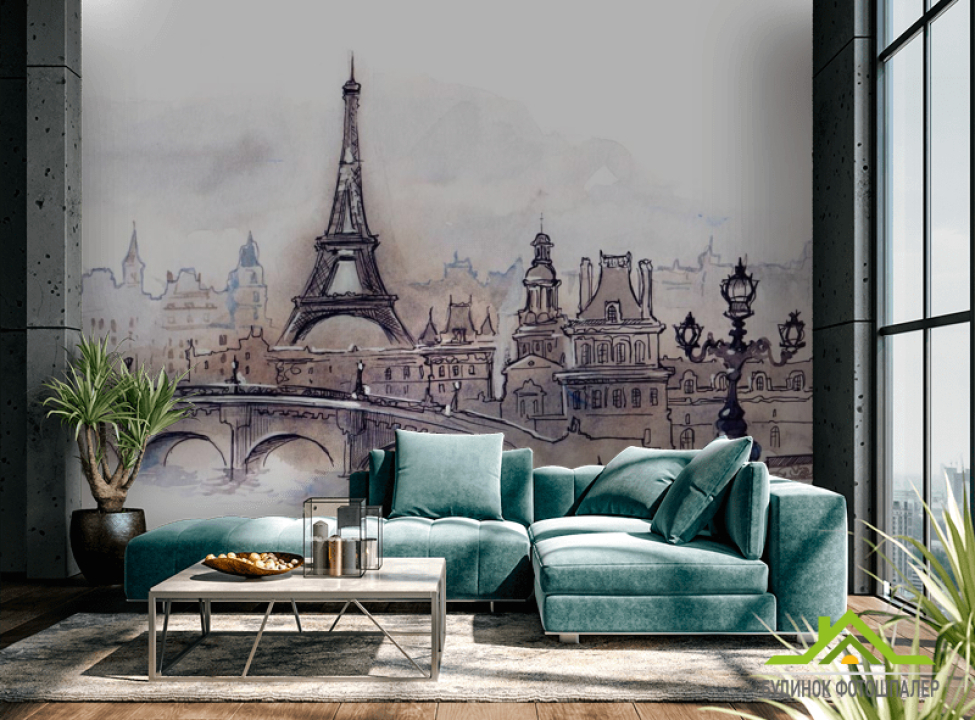 выбрать Фотошпалери Париж Каталог фотошпалер на стіну
