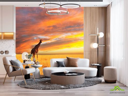 выбрать Фотообои Жираф в поле Фотообои Животные на стену
