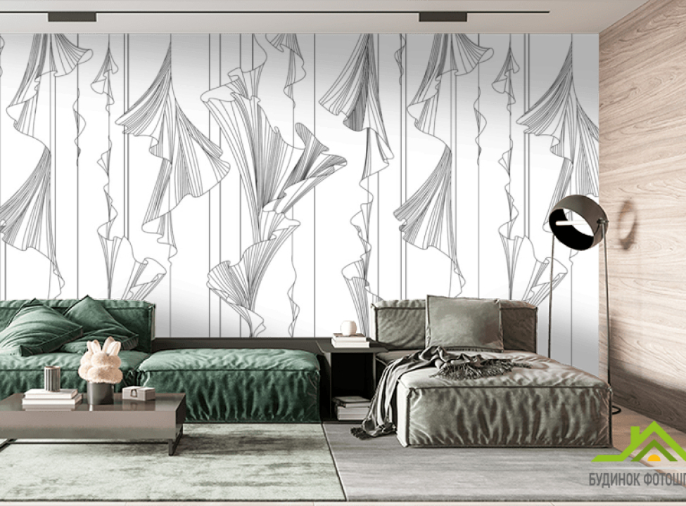 выбрать Фотообои векторные узоры на белом фоне Каталог фотообоев на стену