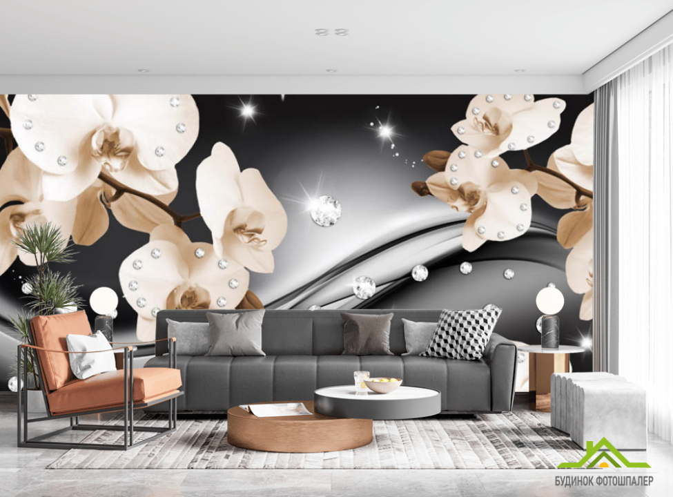 выбрать Фотошпалери 3D орхідеї Каталог фотошпалер на стіну