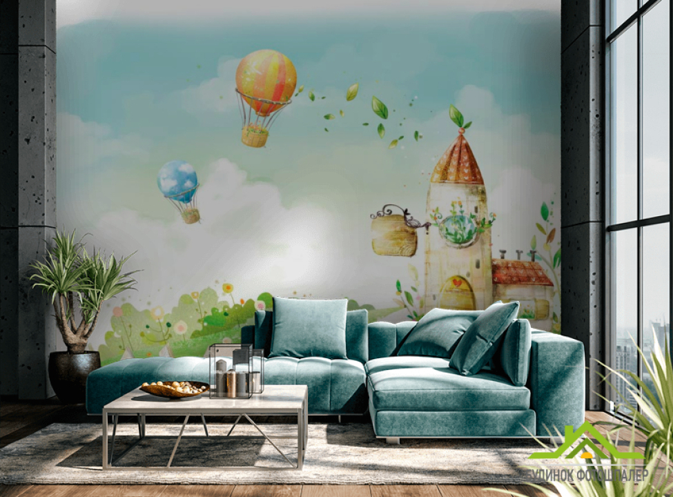 выбрать Фотообои Воздушные шары Фотообои Иллюстрации на стену