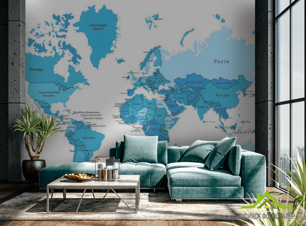 выбрать Фотообои Карта Каталог фотообоев на стену