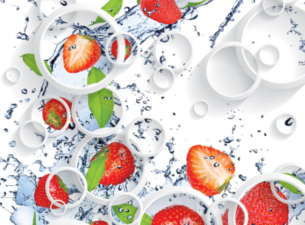 выбрать 3д фотообои Фрукты Каталог фотообоев на стену